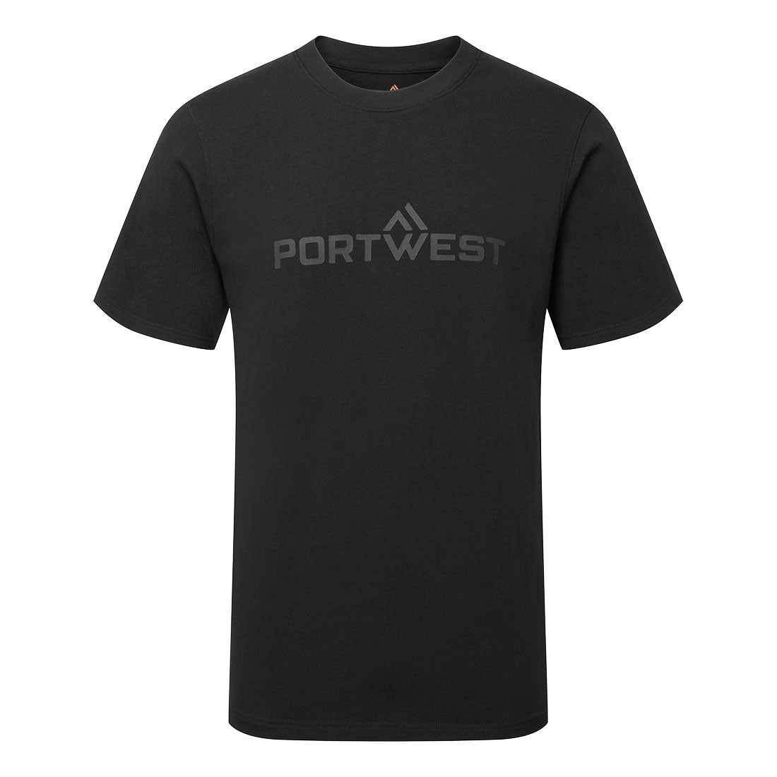 Portwest Portwest Cotton T-Shirt S/S - Black - B198BKR