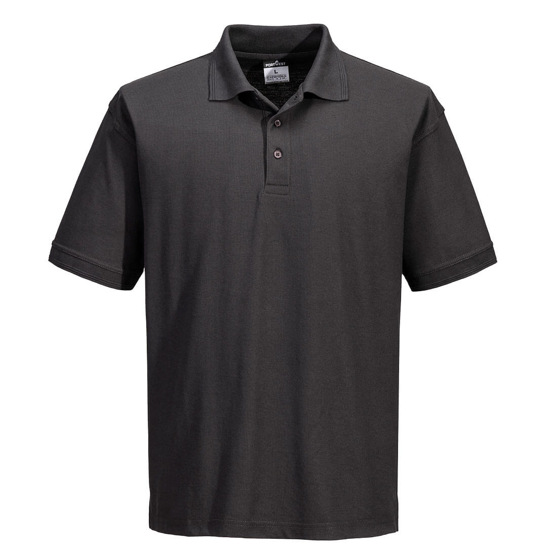 Portwest Naples Polo Shirt S/S - Metal Grey - B210MGR