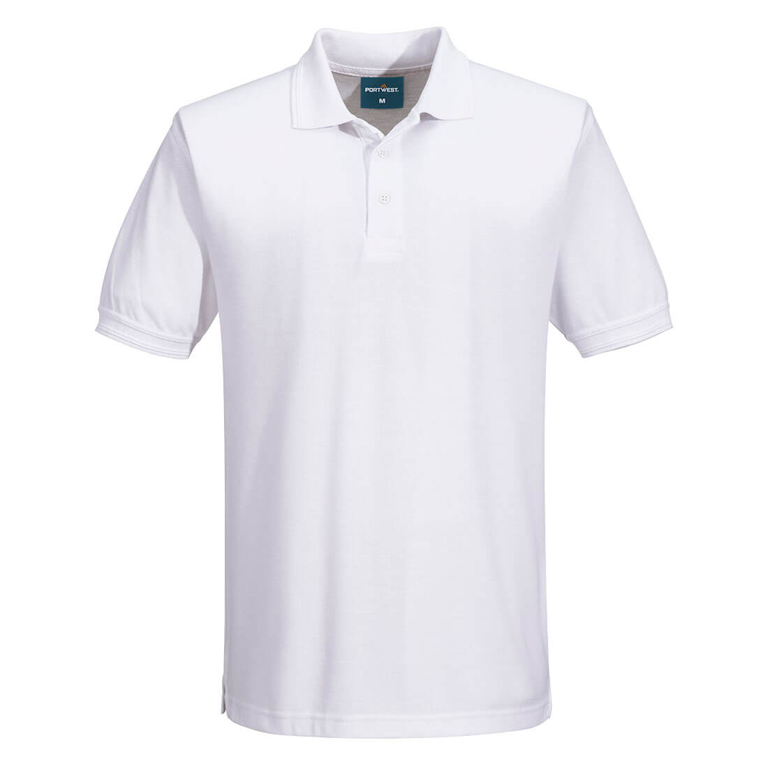 Portwest Naples Polo Shirt S/S - White - B210WHR
