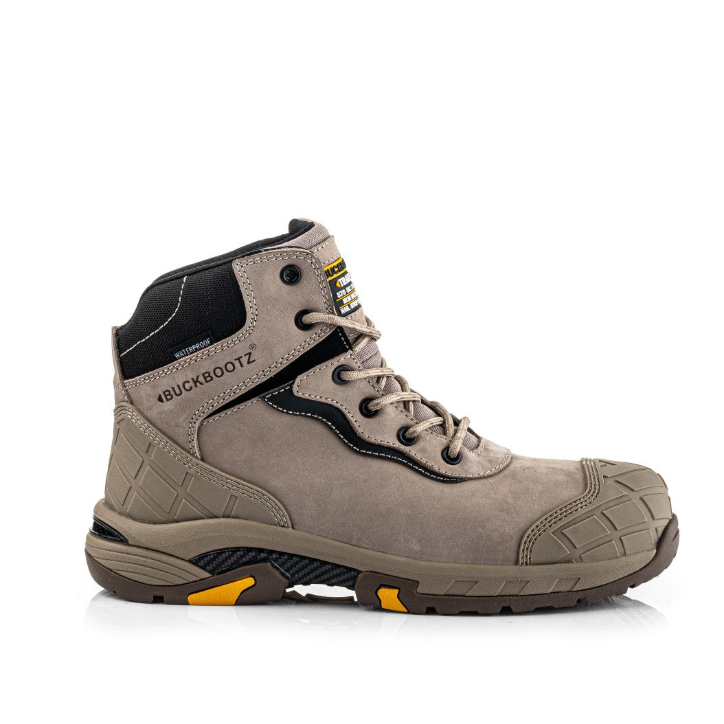 Buckbootz BLITZ Stone safety boots – side view