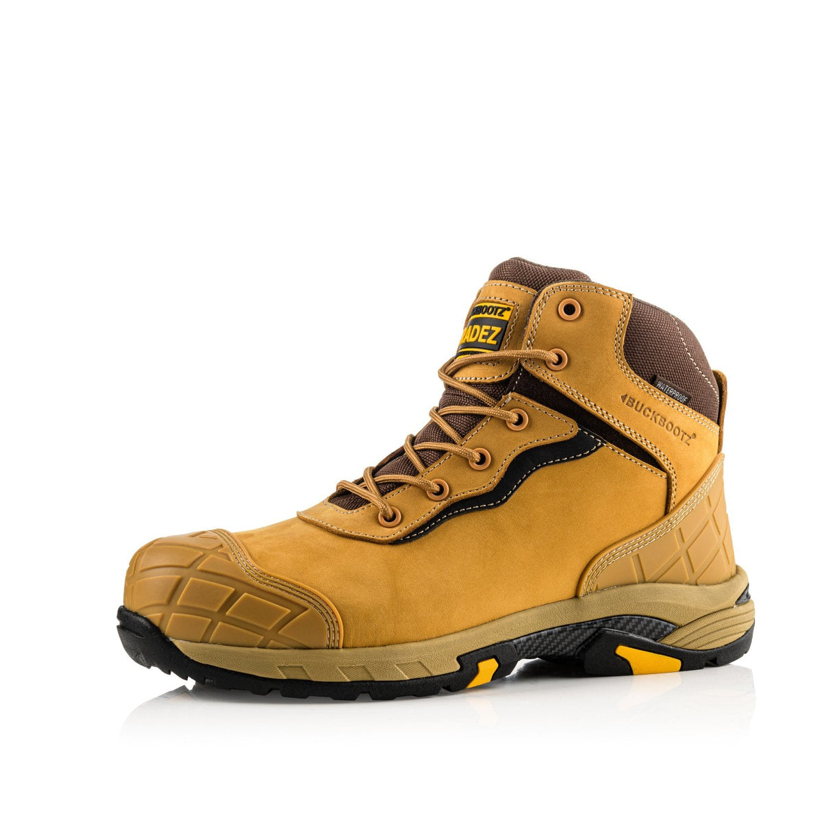 Buckbootz BLITZ Honey safety boots – detail view