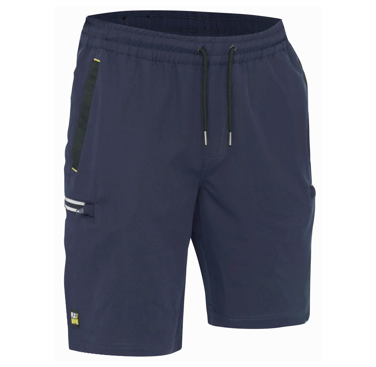 Bisley SHORTS FLX & MOVE 4-WAY STRETCH ELASTIC WAIST CARGO - Navy