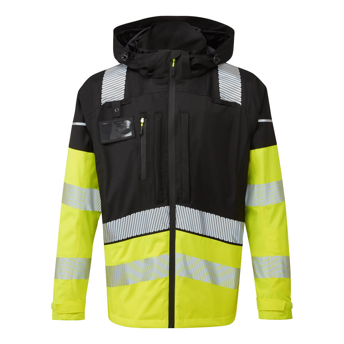 Portwest Ultimate Modular Hi-Vis 3-in-1 Rain Jacket - Yellow/Black - BX323YBR