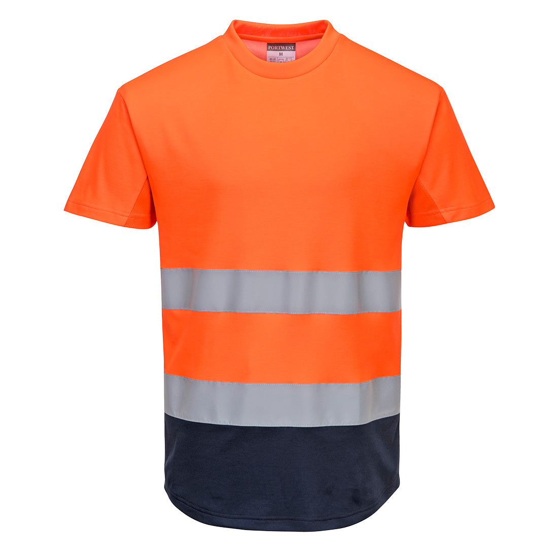 Portwest Hi-Vis Contrast Mesh Insert T-Shirt S/S  - C395