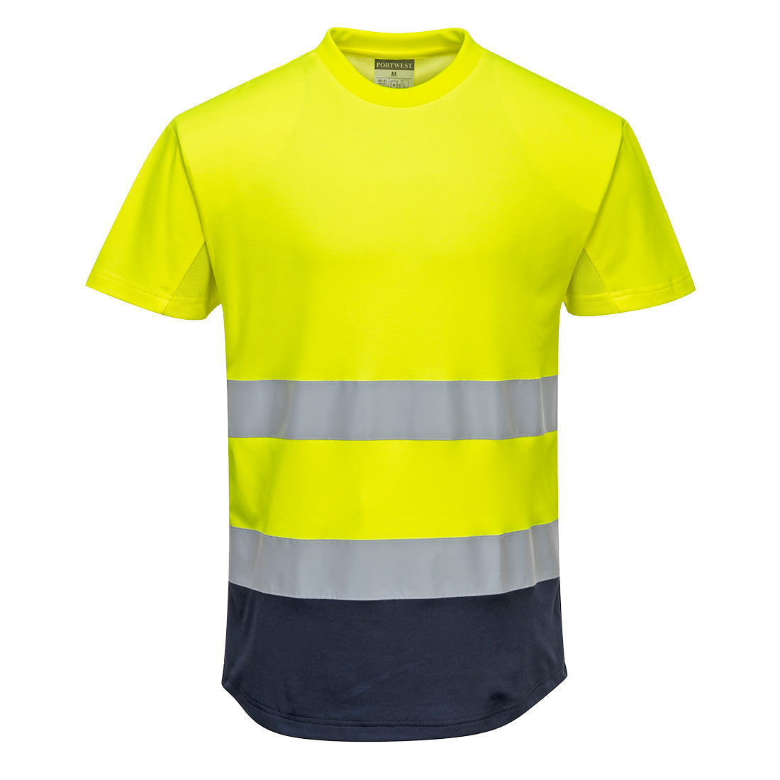 Portwest Hi-Vis Contrast Mesh Insert T-Shirt S/S  - C395