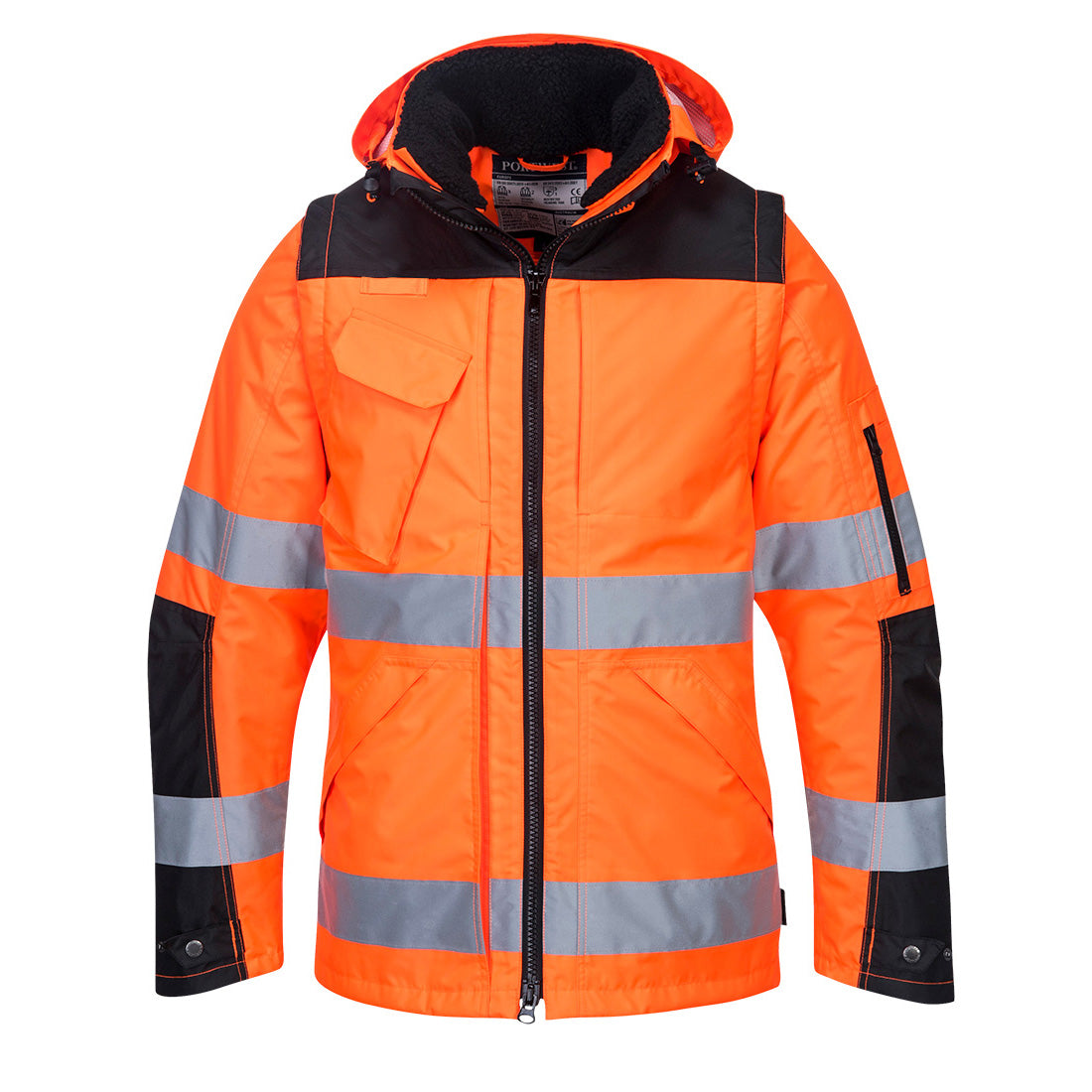 Portwest Hi-Vis 3-in-1 Contrast Winter Pro Jacket  - C469
