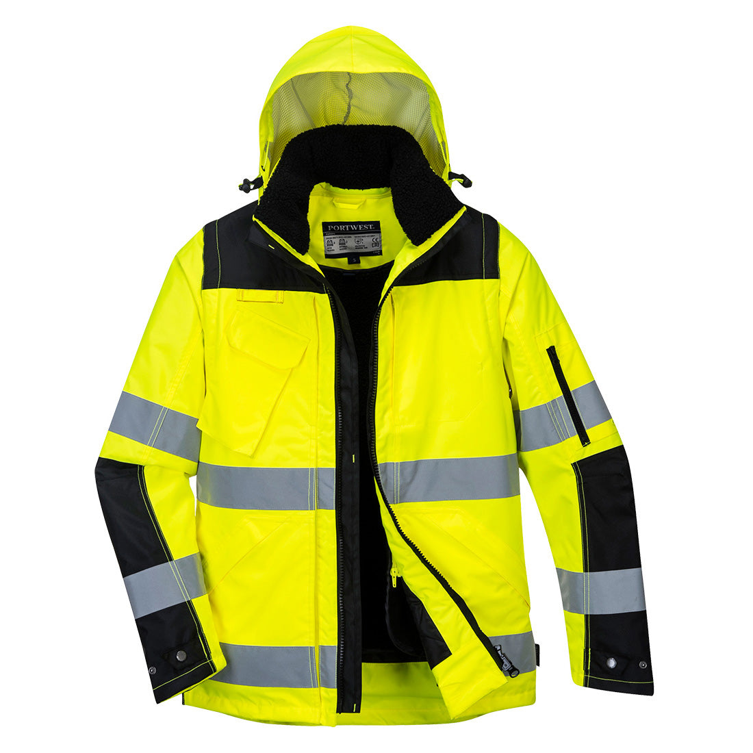 Portwest Hi-Vis 3-in-1 Contrast Winter Pro Jacket  - C469