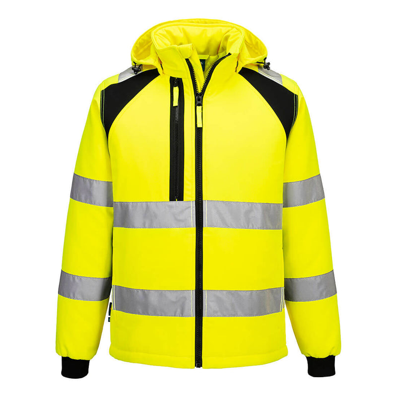 Portwest WX2 Eco Hi-Vis Padded Softshell (2L) - CD809