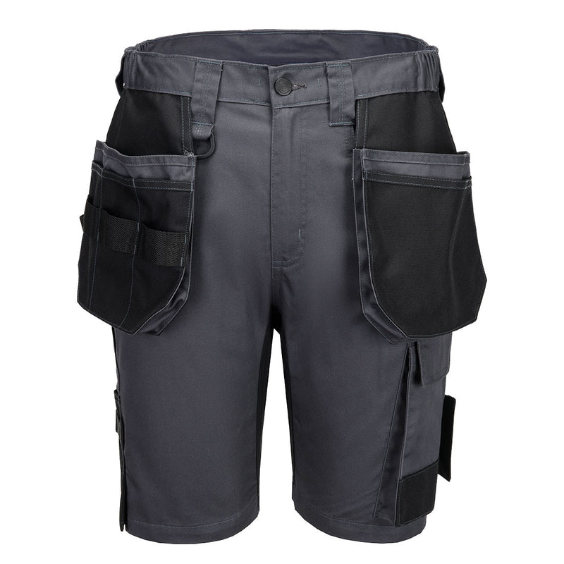 Portwest WX2 Eco Craft Holster Shorts - CD842 - Metal Grey / 28