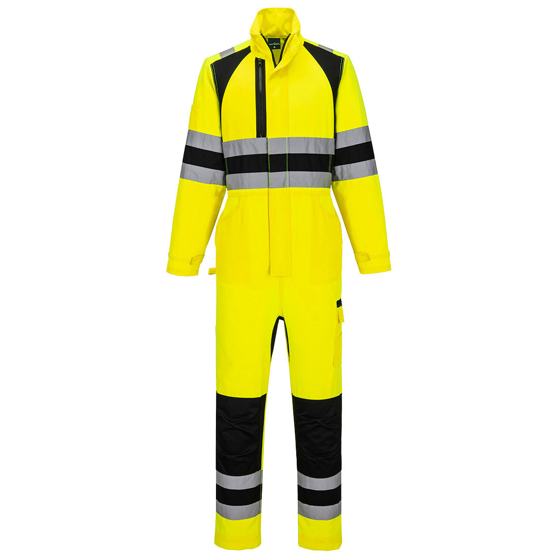 Portwest WX2 Eco Hi-Vis Coverall - CD855 - Yellow/Black / L