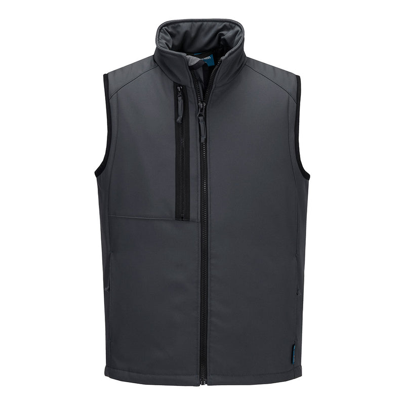 Portwest WX2 Eco Insulated Softshell Bodywarmer (2L) - CD877 - Metal Grey / 4XL
