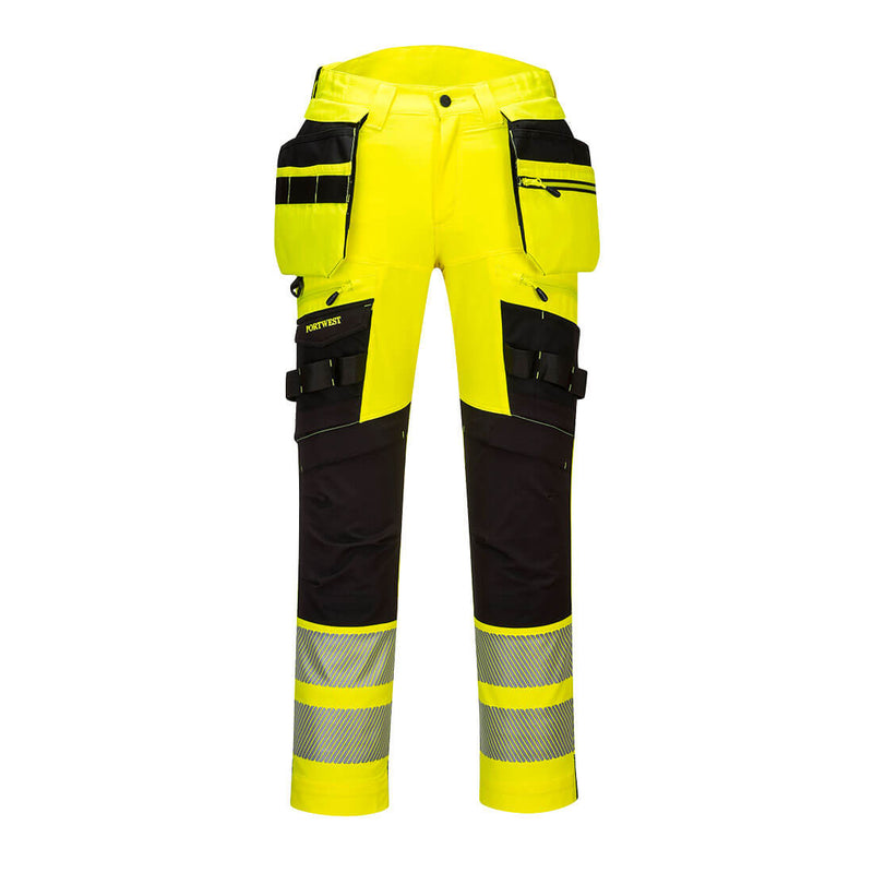 Portwest DX4 Hi-Vis Detachable Holster Pocket Trousers - DX442