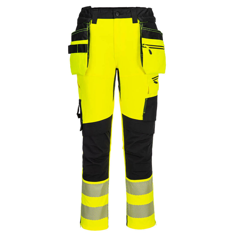 Portwest DX4 Hi-Vis Detachable Holster Pocket Craft Trousers - DX454