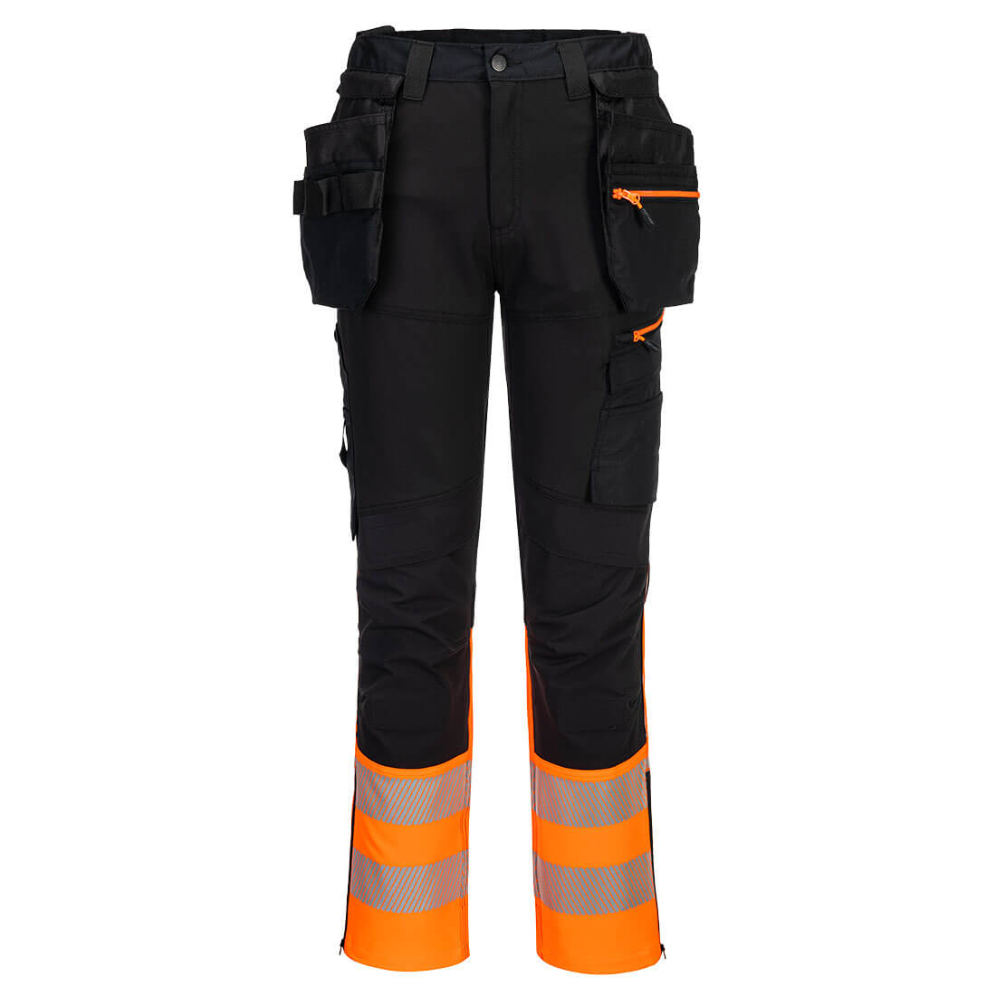 Portwest DX4 Hi-Vis Class 1 Detachable Holster Pocket Craft Trousers - DX457