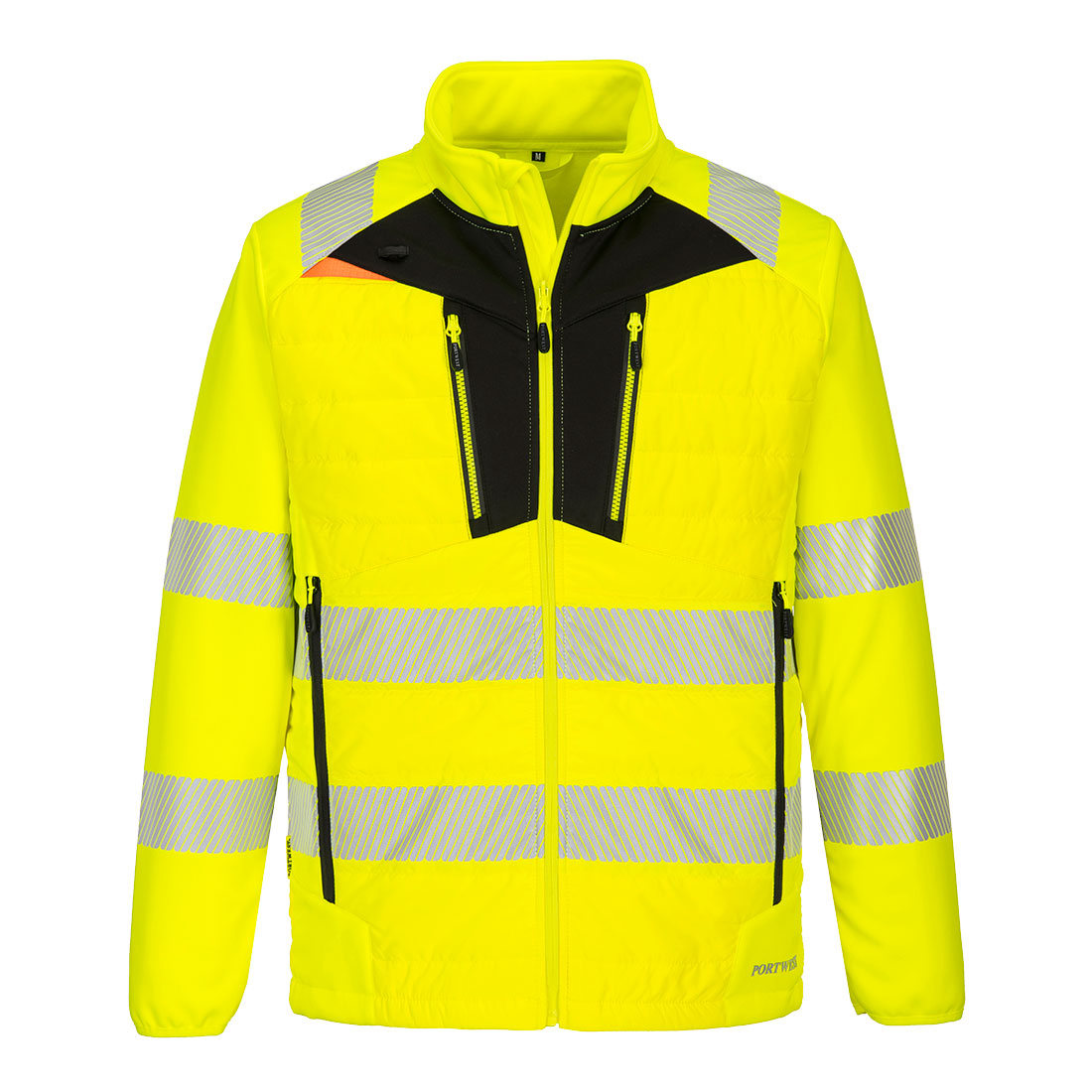 Portwest DX4 Hi-Vis Hybrid Baffle Jacket - DX473