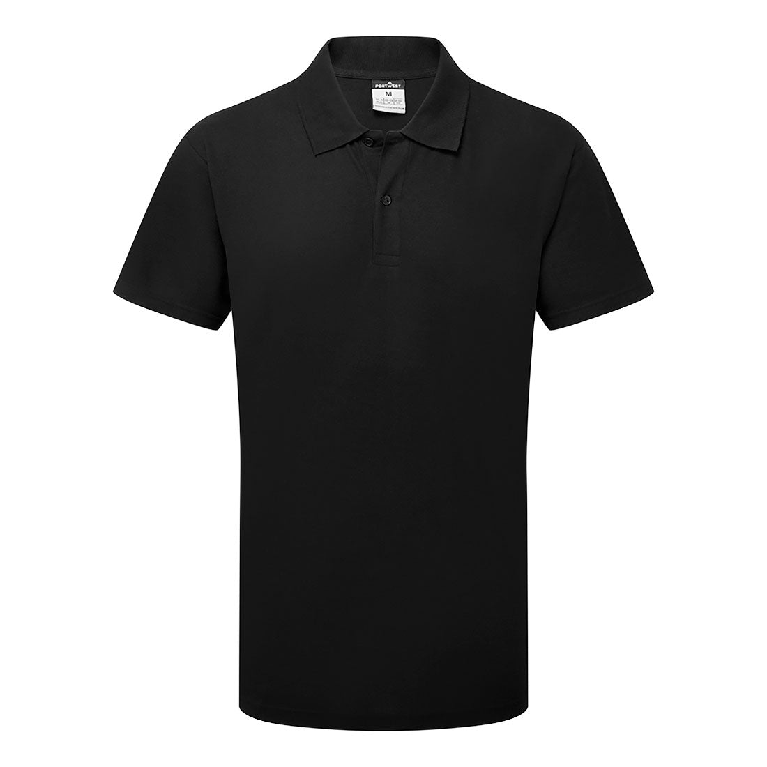 Portwest ES1 Essential Polo-Shirt S/S - ES210 - Black / 4XL