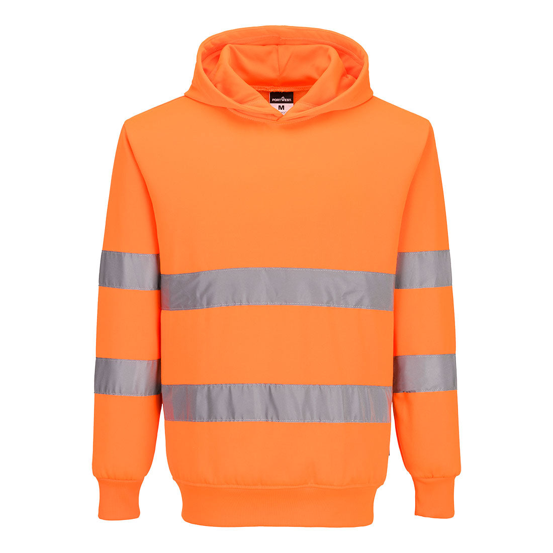 Portwest ES1 Essential Hi-Vis Hooded Sweatshirt - ES304 - Orange / 4XL