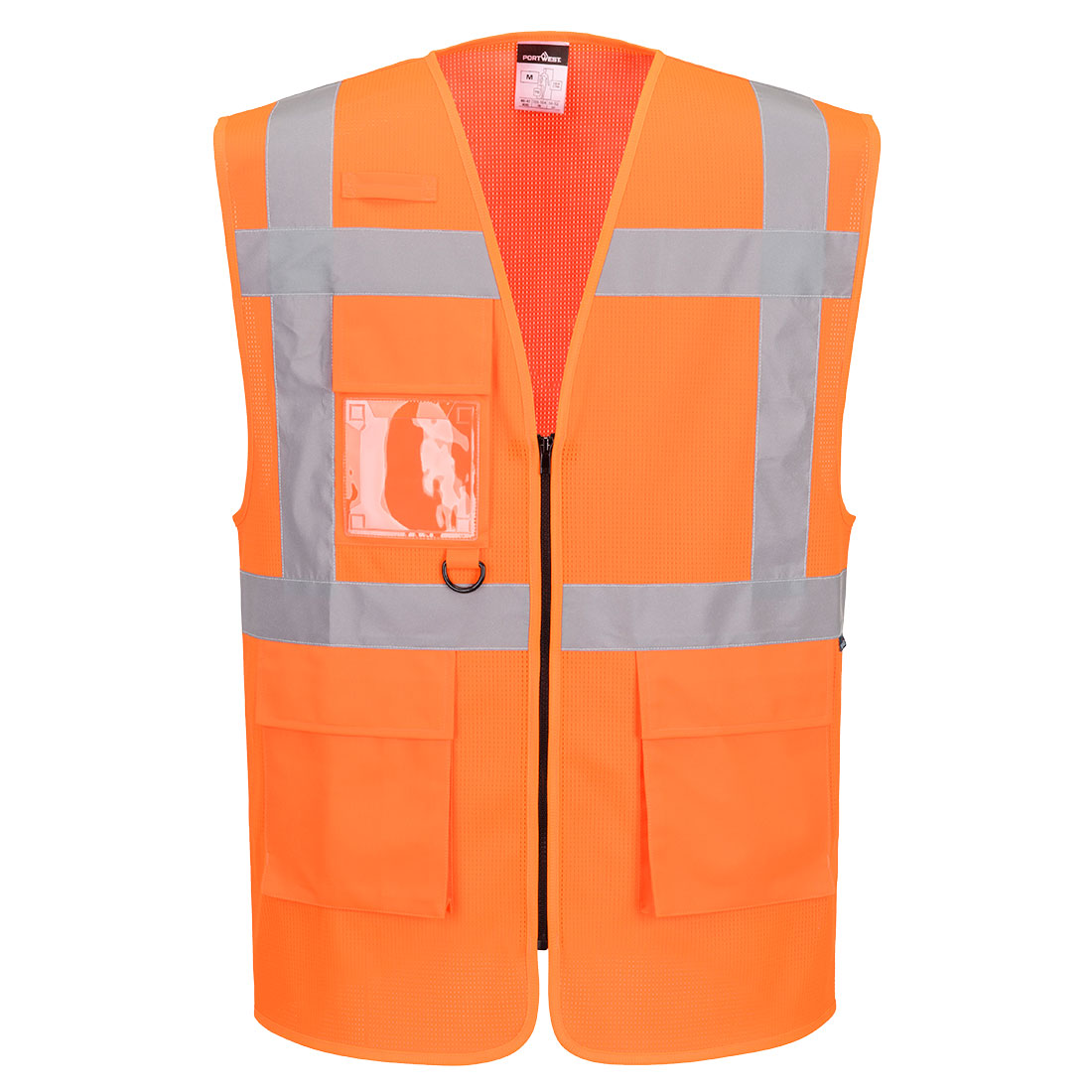 Portwest ES1 Essential Hi-Vis Mesh Executive Vest - ES376 - Orange / 4XL