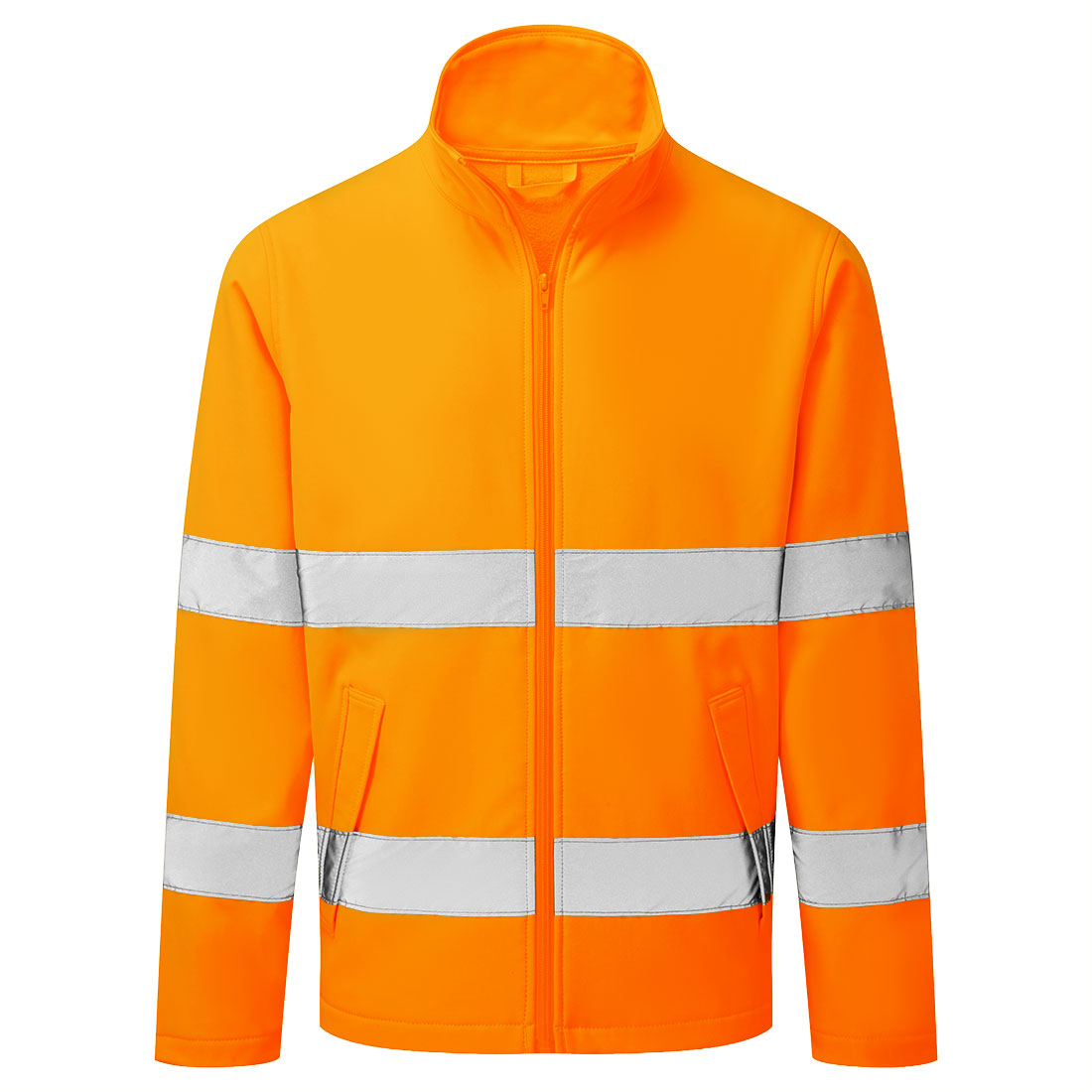 Portwest ES1 Essential Hi-Vis Softshell Jacket (2L) - ES428 - Orange / 4XL