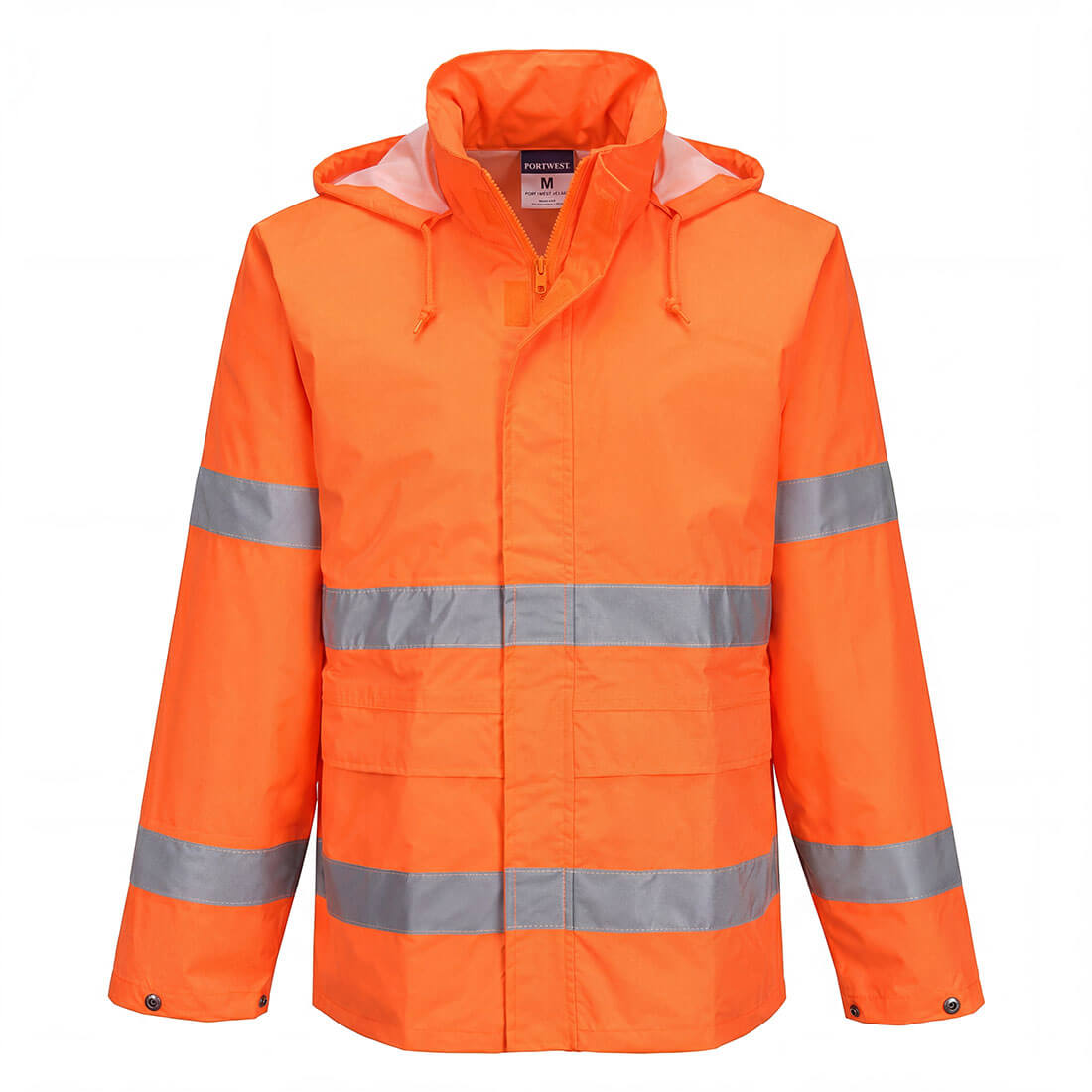 Portwest ES1 Essential Hi-Vis Rain Jacket - ES440 - Orange / 4XL