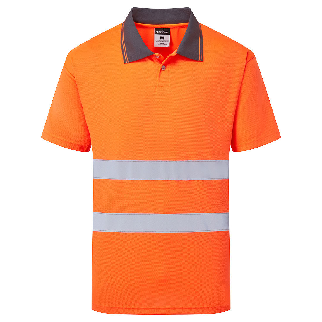 Portwest ES1 Essential Hi-Vis Polo Shirt S/S - ES477 - Orange / 4XL