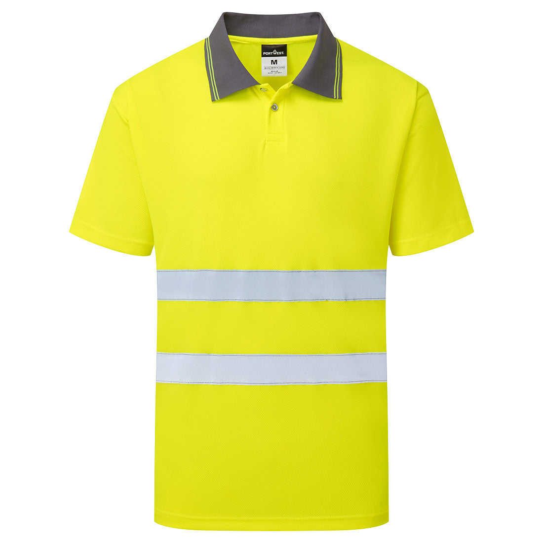 Portwest ES1 Essential Hi-Vis Polo Shirt S/S - ES477 - Yellow / 4XL
