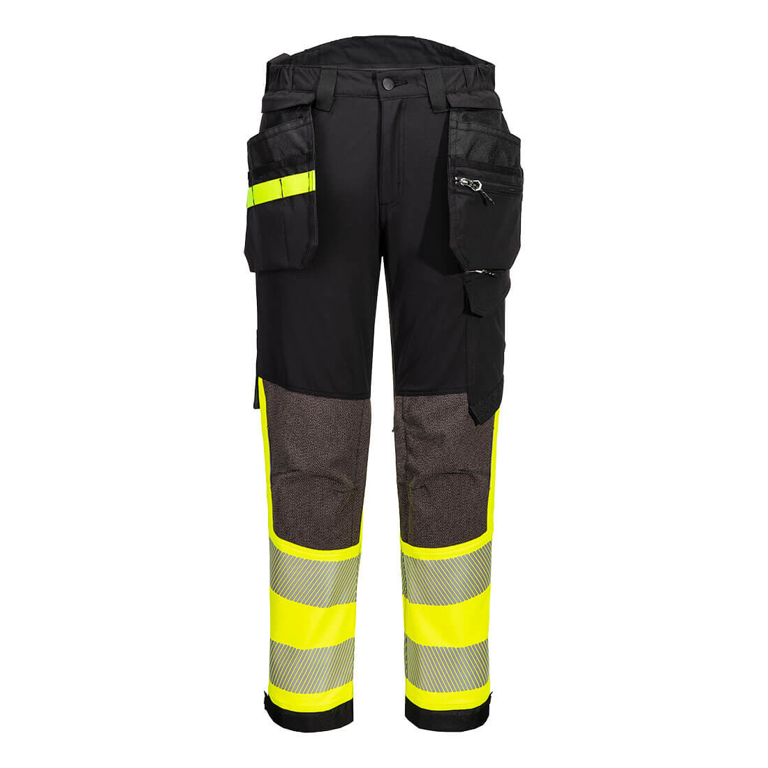 Portwest EV4 Hi-Vis Stretch Detachable Holster Class 1 Trousers - EV442