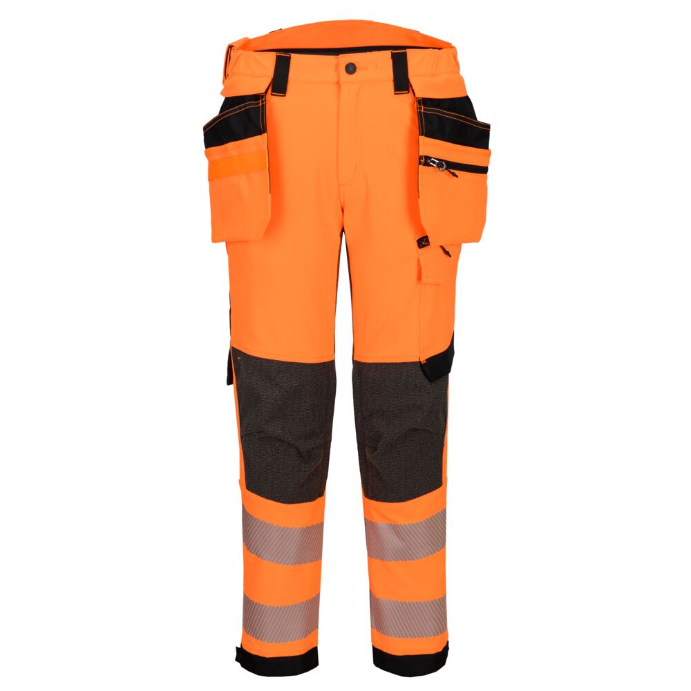 Portwest EV4 Hi-Vis Stretch Detachable Holster Class 2 Trousers - EV448
