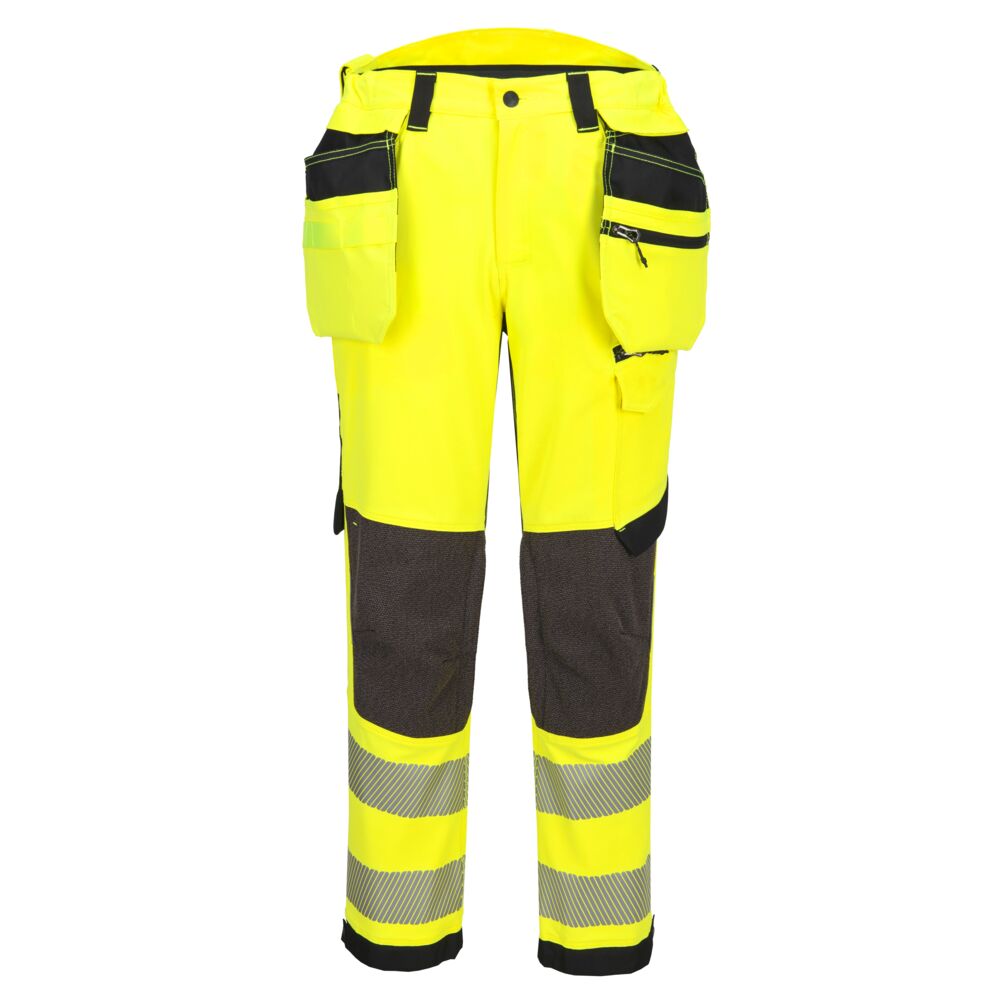 Portwest EV4 Hi-Vis Stretch Detachable Holster Class 2 Trousers - EV448