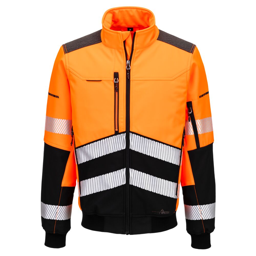 Portwest EV4 Hi-Vis Softshell Bomber (3L) - EV468