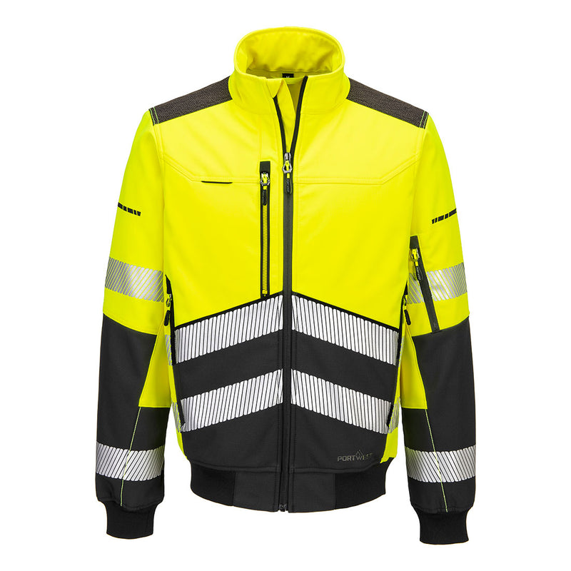 Portwest EV4 Hi-Vis Softshell Bomber (3L) - EV468