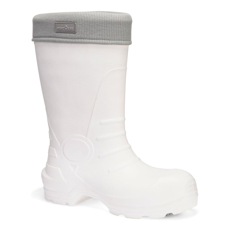Portwest Composite EVA Wellington S5S CI SR - FD80 - White/Grey / 36