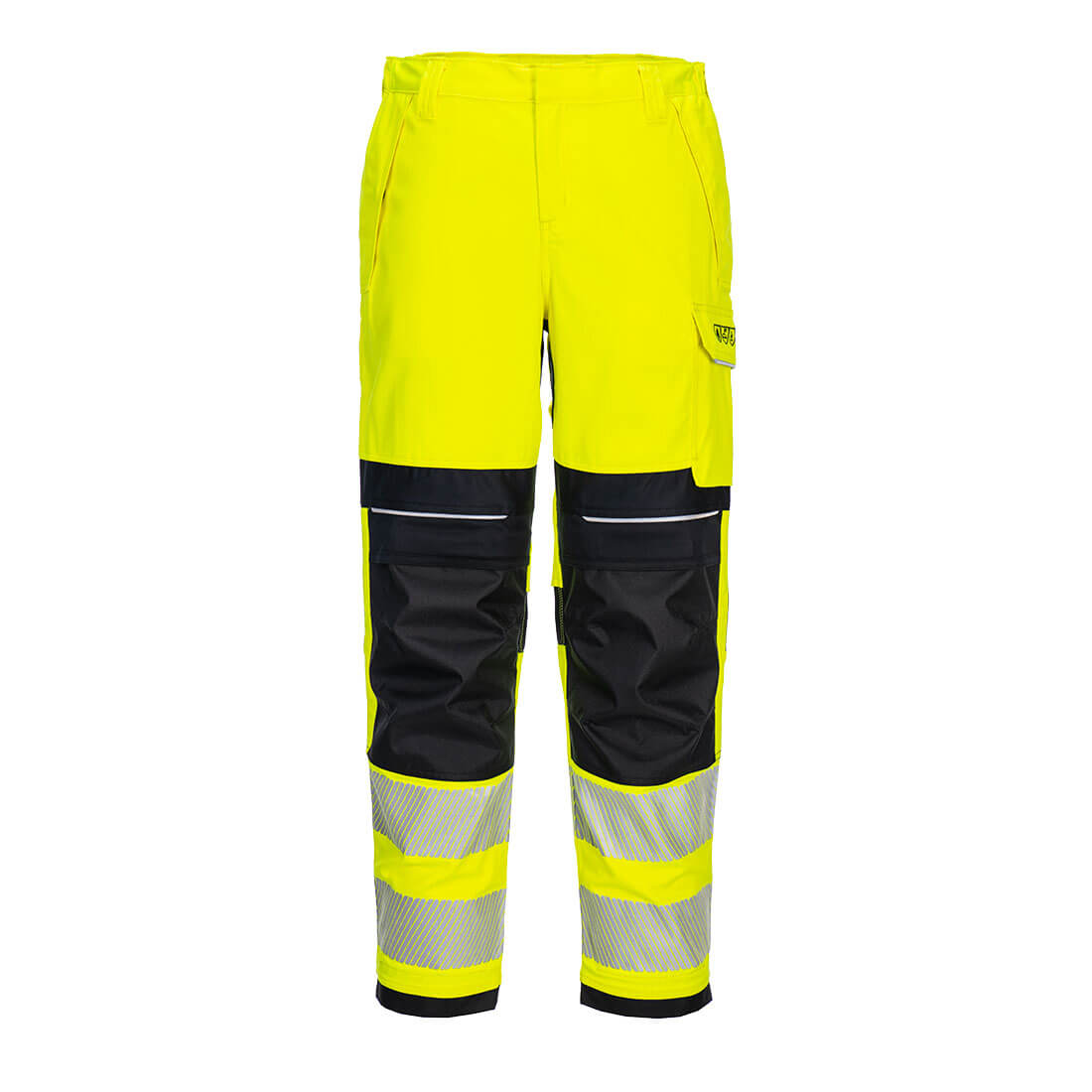Portwest PW3 Modaflame Work Hi-Vis Multi-Norm FR Women's Trousers - Yellow/Black - FR409YBR