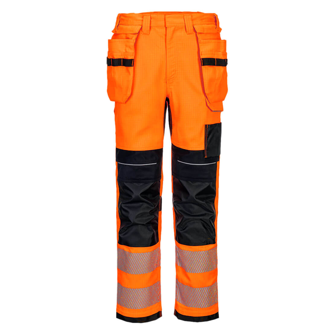 Portwest PW3 Modaflame Work HVO FR Holster Trousers - Orange/Black - FR415OBR