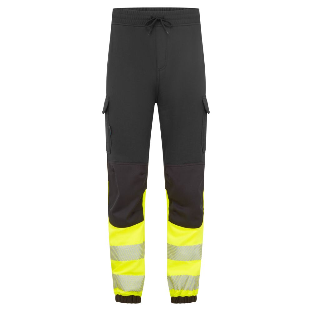 Portwest PW3 Modaflame Hi-Vis Class 1 FR Jogger - Black/Yellow - FR433BKY