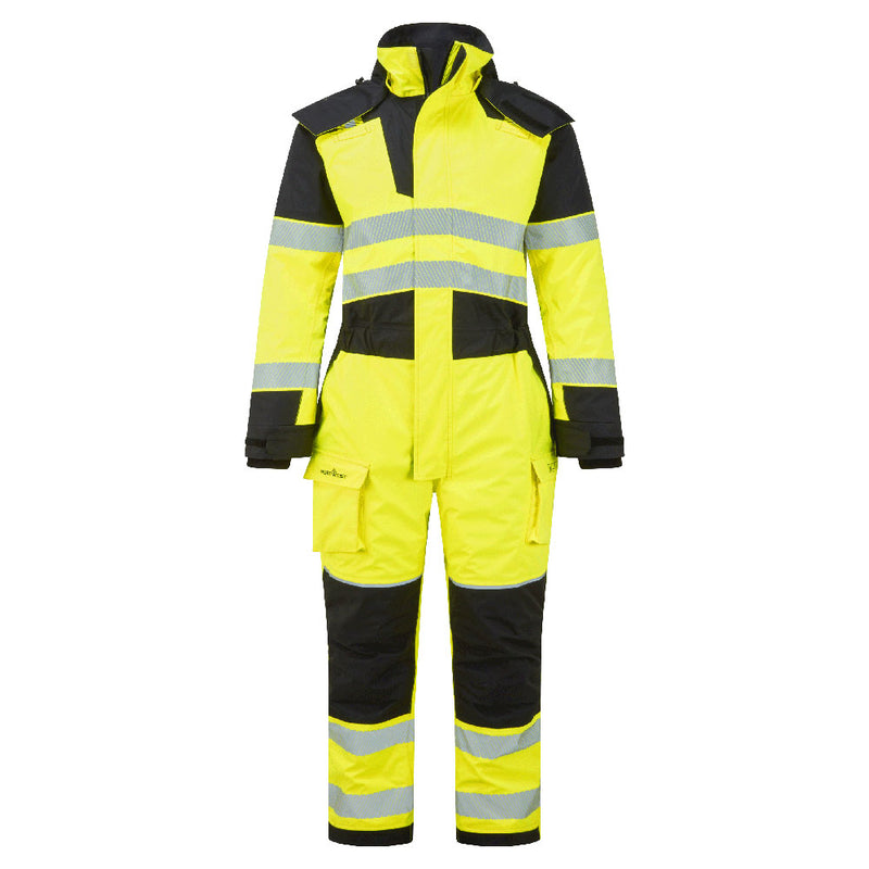 Portwest PW3 Modaflame Rain+ Hi-Vis Multi-Norm FR Winter Coverall - FR516