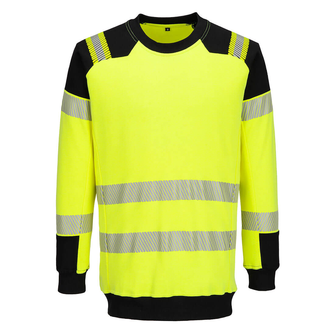 Portwest PW3 Modaflame Knit Hi-Vis FR Sweatshirt - Yellow/Black - FR707YBR