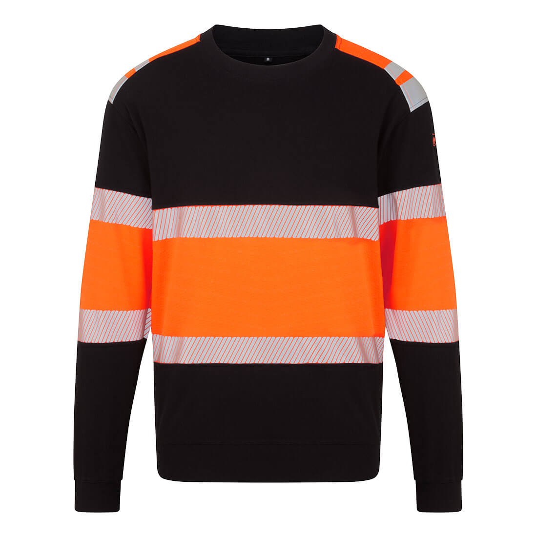 Portwest PW3 Modaflame Knit HVO Class 1 FR Sweatshirt - Orange/Black - FR737OBR