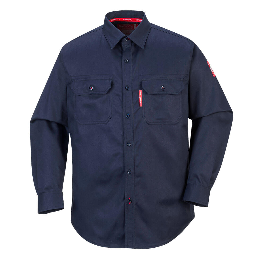 Portwest Bizflame 88/12 FR Shirt - Navy - FR89NVR