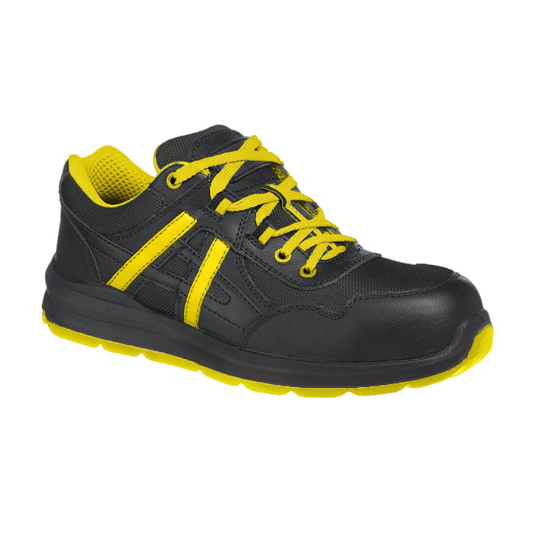 Portwest Portwest Compositelite Mersey Trainer S1P - Black/Yellow - FT60BKY