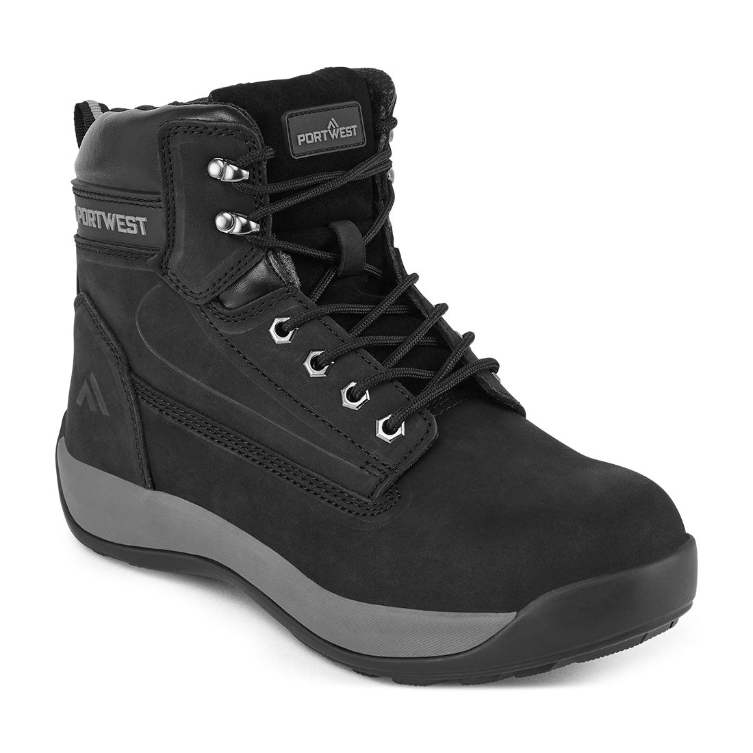 Portwest Steel Nubuck Leather Mid Boot S3 HRO - FW32