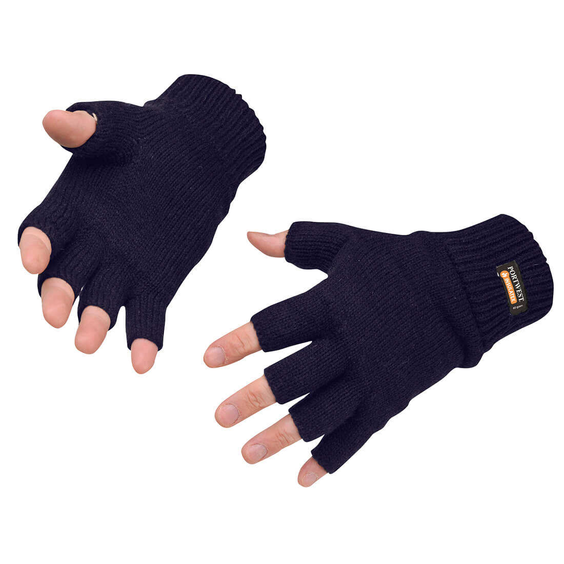 Portwest Insulated Fingerless Knit Glove - GL14