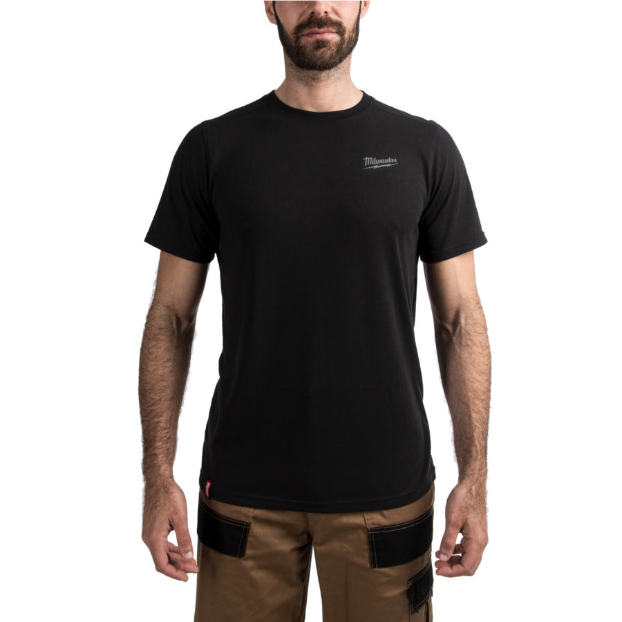 Milwaukee HT SS BL Hybrid Short Sleeve T-Shirt - Black