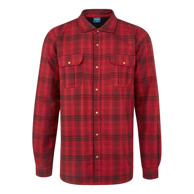 Portwest KA3 Sherpa Lined Check Shirt - KA313