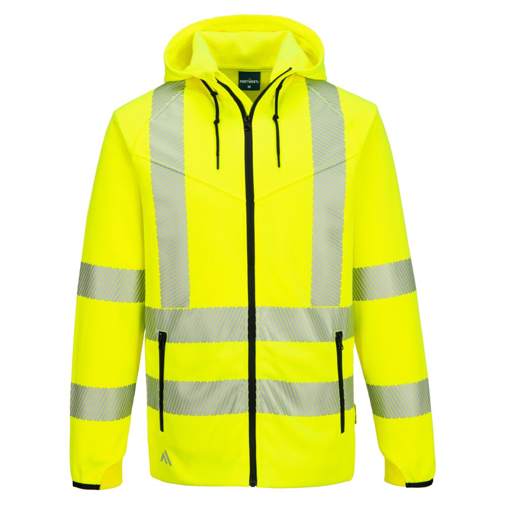 Portwest KX3 Sport Hi-Vis Zipped Hoodie - KX303