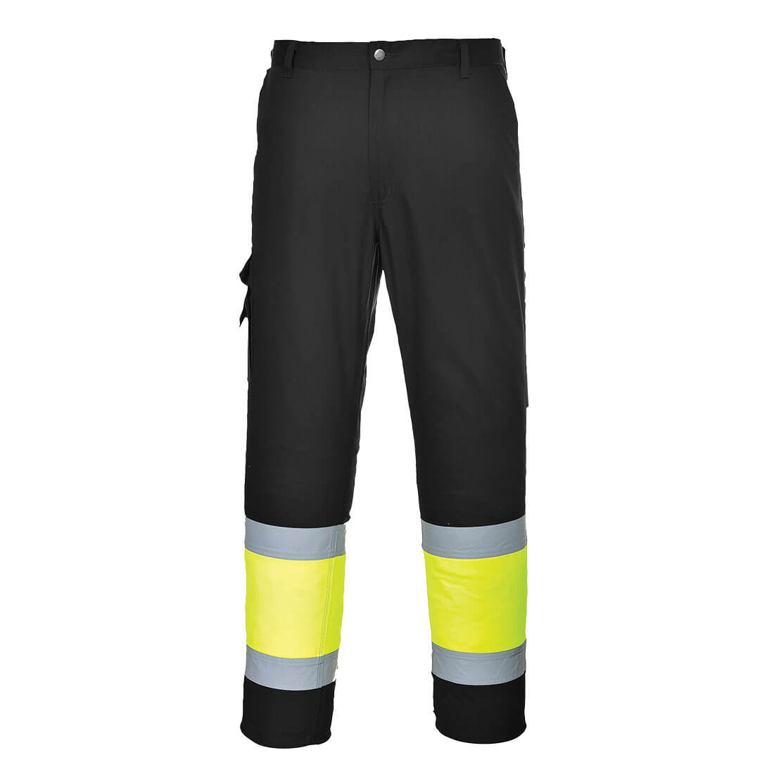 Portwest Hi-Vis Lightweight Contrast Class 1 Service Trousers - L049