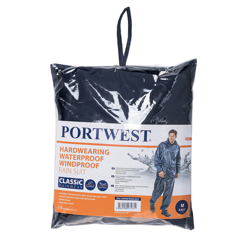 Portwest Essentials Rainsuit (2 Piece Suit) - L440