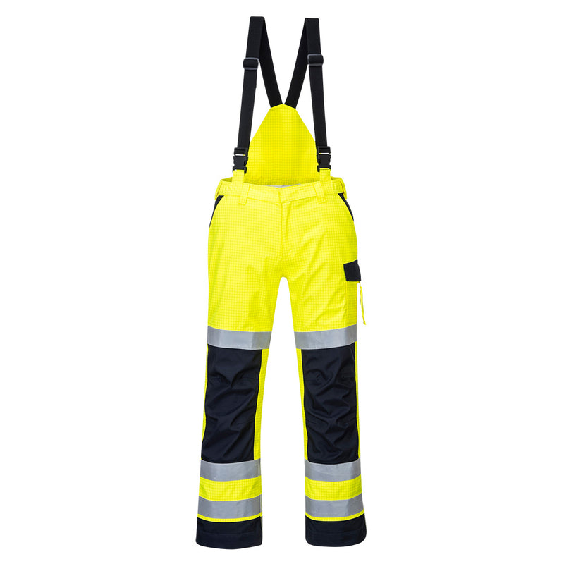 Portwest Modaflame Rain+ Hi-Vis Multi-Norm Contrast FR Trousers - MV71