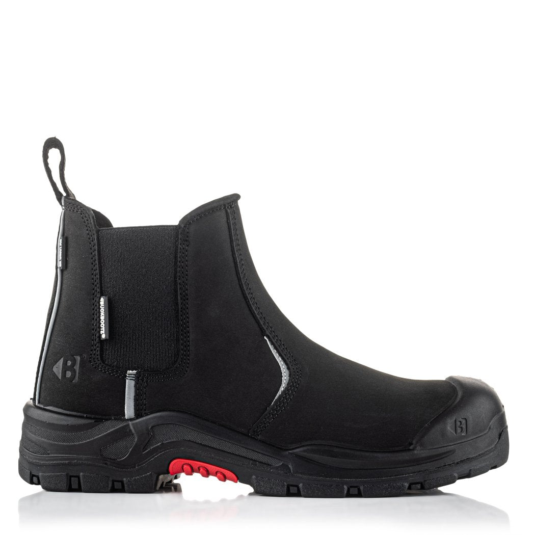 Buckbootz NKZ101 Black safety boots – additional view