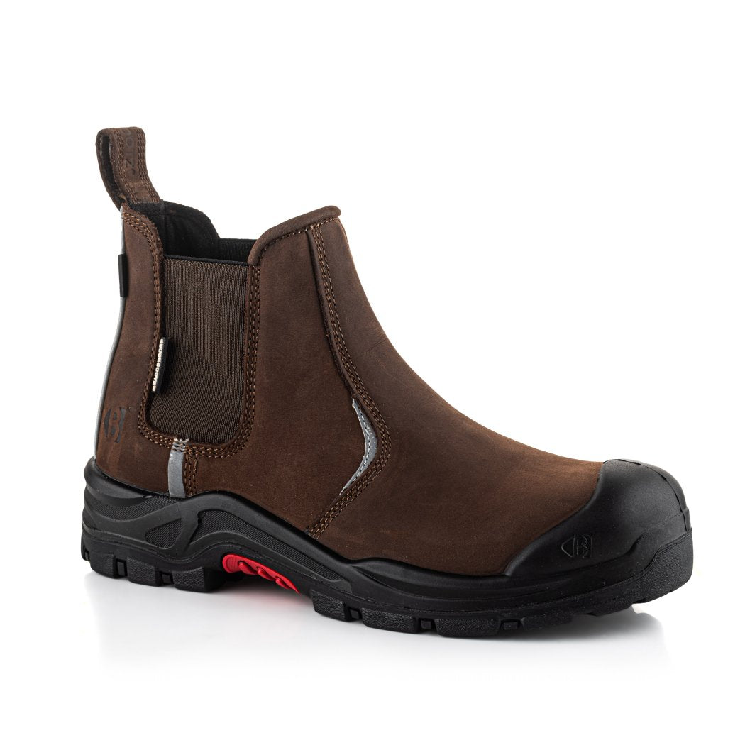 Buckbootz NKZ101 Brown safety boots – detail view